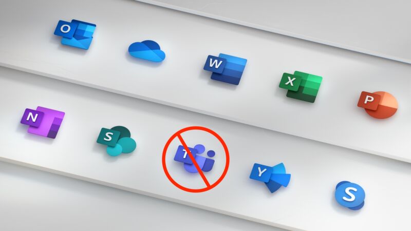 Microsoft splits up the Teams and Office apps worldwide, following EU split