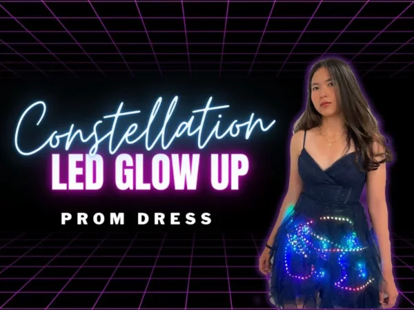 Constellation LED Glow Up Prom Dress #WearableWednesday