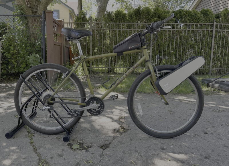 Turn almost any bike into an e-bike with the Clip