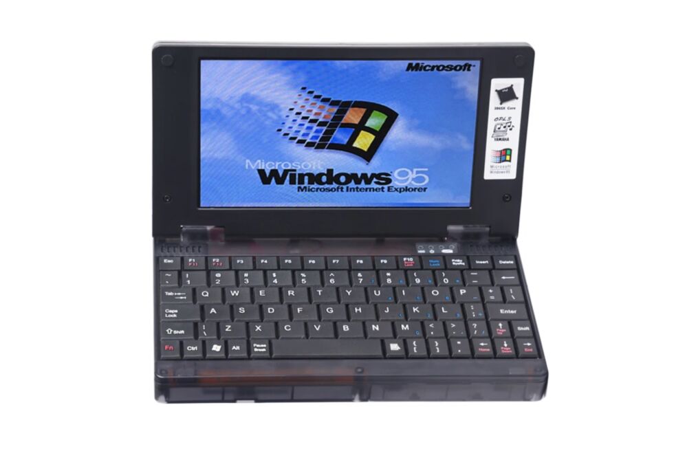 $200-ish laptop with a 386 and 8MB of RAM is a modern take on Windows 3.1 era