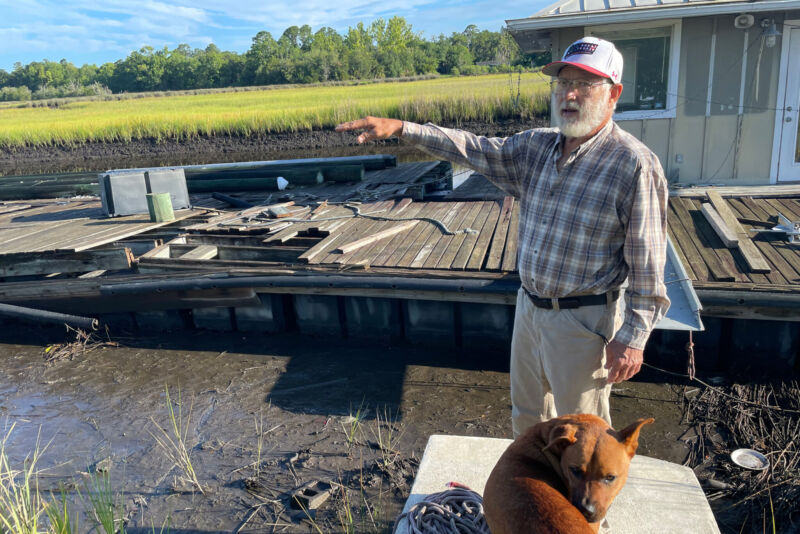 In the South, sea level rise accelerates at some of the most extreme rates on Earth