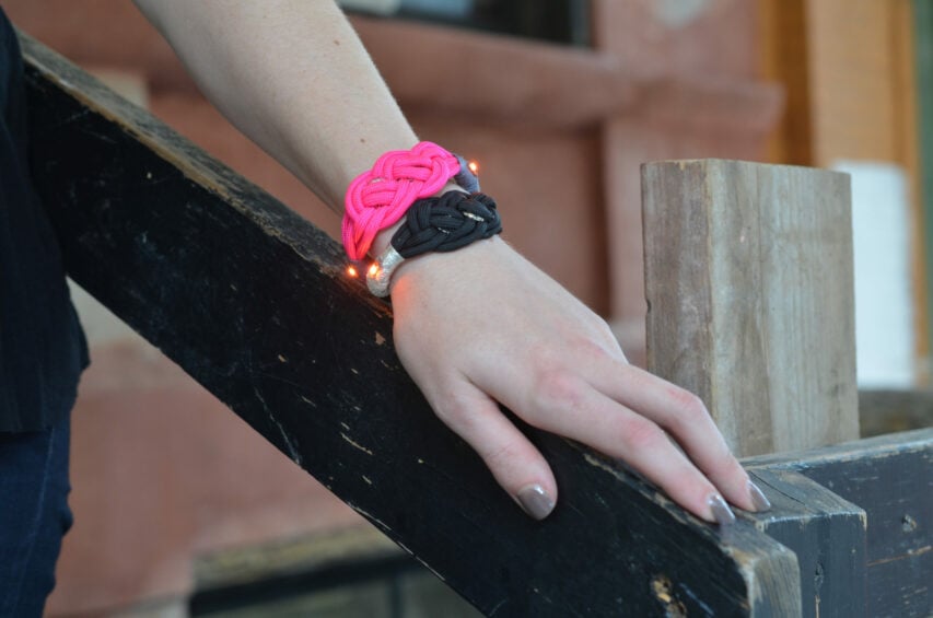 Make a Friendship Bracelet with LED Sequins