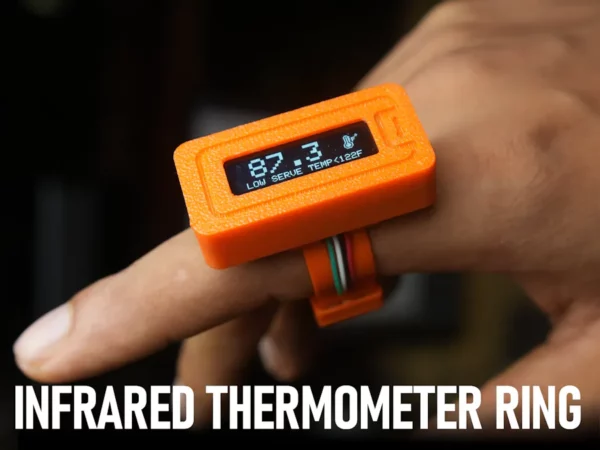 Infrared Thermometer Ring #WearableWednesday