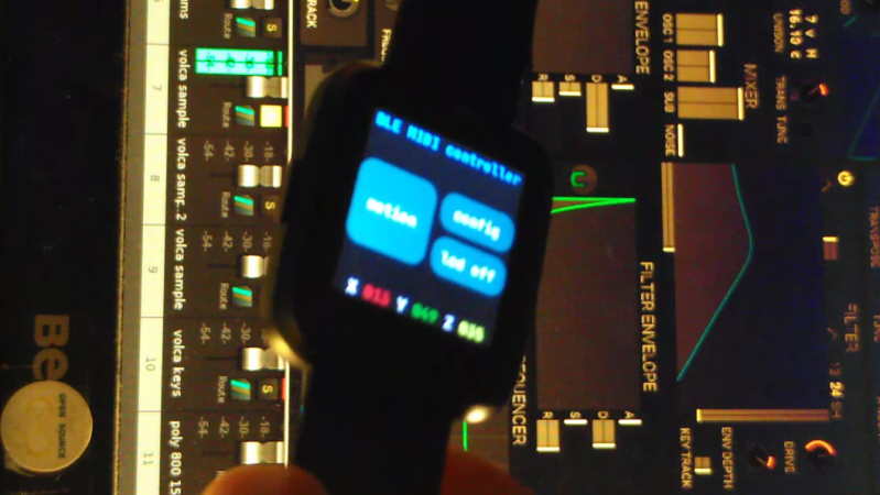 SmartWatch Transformed into a Synth Controller #WearableWednesday