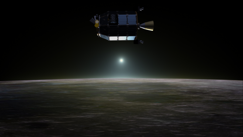 Meteorites give the Moon its extremely thin atmosphere