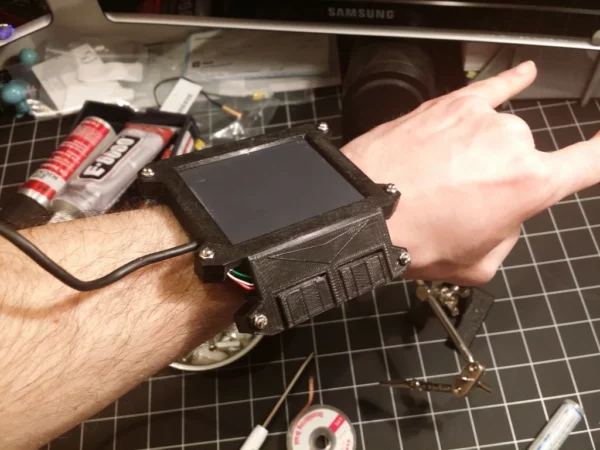 Wearable Cyberpunk Gesture Pad #WearableWednesday
