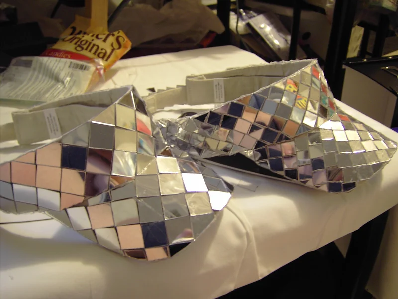 Disco Ball Visor #WearableWednesday