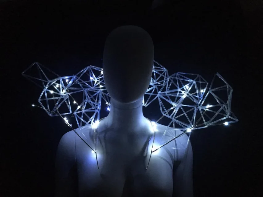Learn to Prototype Sculptural Modular LED Jewelry with Everyday Materials