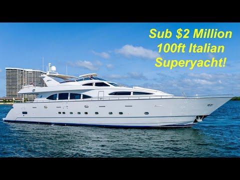 $1.9 Million Superyacht Tour : 1999/2022 Azimut 100