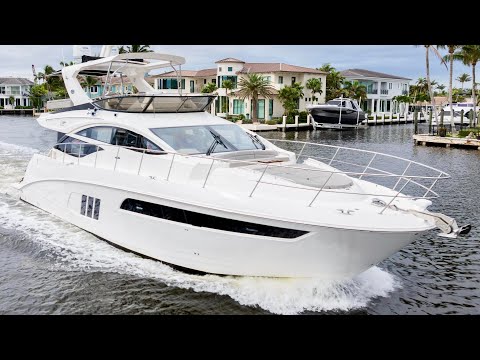 $999,000 Yacht Tour : 2017 Sea Ray L590 Fly