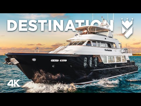 DESTINATION – The Global Fast Trawler Yacht walk through