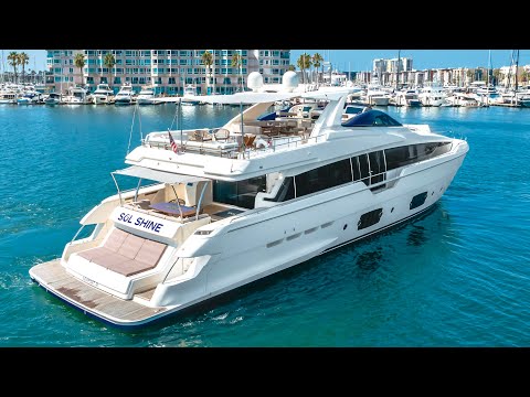 $4.4 Million Superyacht Tour : 2014 Ferretti 960