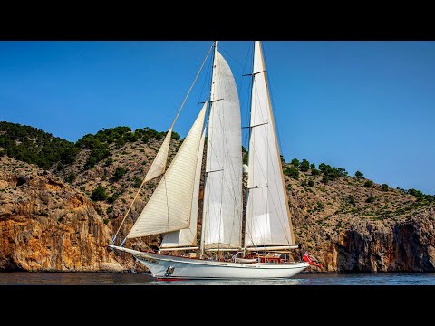 €6.8 Million Superyacht Tour : 1994/2019 44m Royal Huisman Schooner