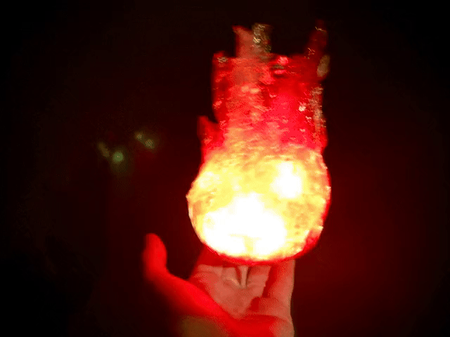 From the Archives: Cosplay Floating LED Fireball with Motion Sensing #WearableWednesday