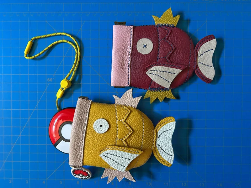 Leather Magikarp Pouch