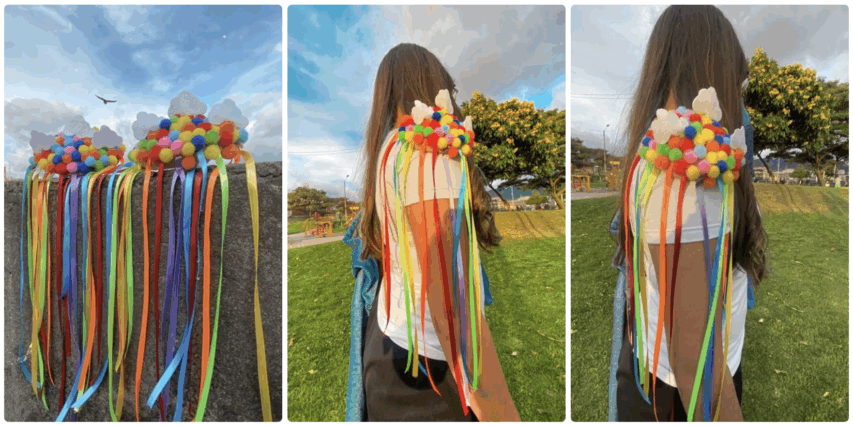Make Rainbow Epaulettes