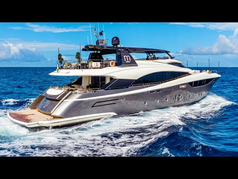 $6.9 Million Superyacht Tour : Monte Carlo MCY 105