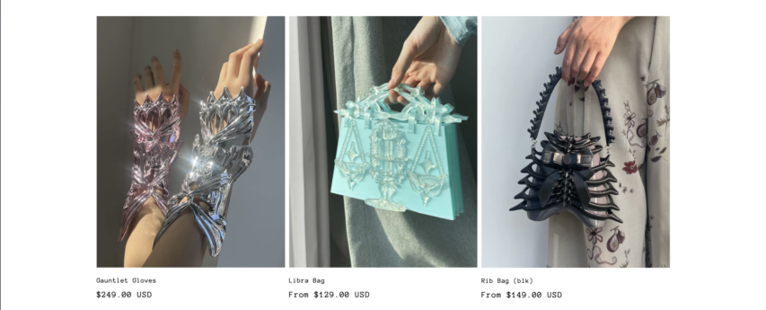 Extro Code 3D Prints Fashion Accessories