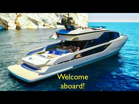 €7.6 Million Superyacht Tour : Extra Yachts X90 Fast