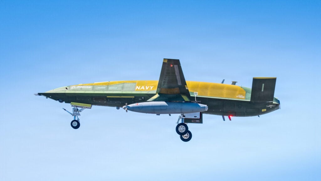 Navy’s MQ-25 Stingray carrier drone completes first test flight