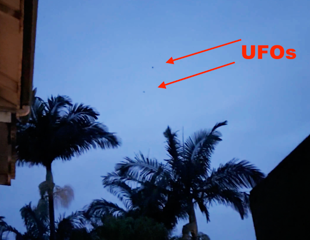 Two UFOs Over Ninole, Hawaii, April 7, 2026 5:43am UFO UAP Paranormal Breaking Sighting News