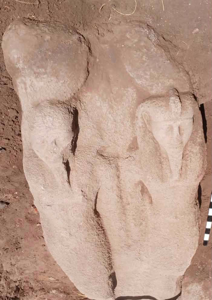 Monumental Statue Unearthed in Northern Egypt