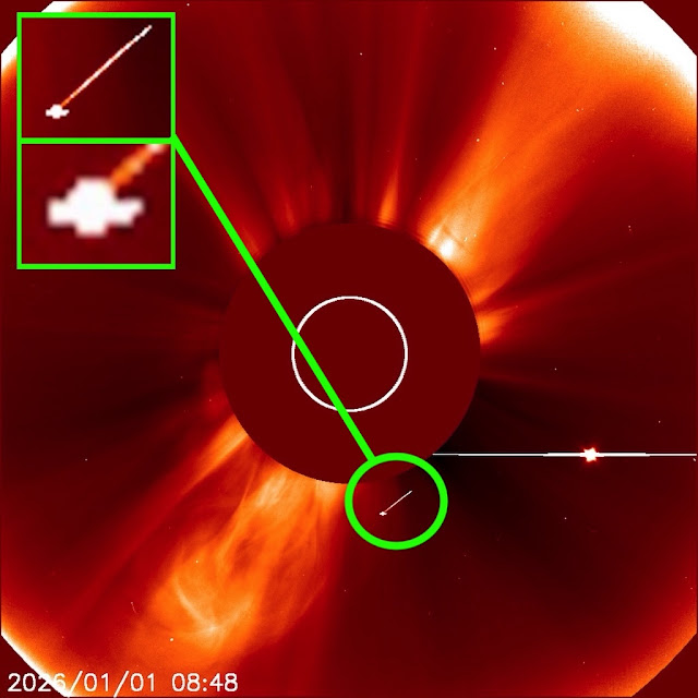Two Earth Size UFOs Shoot Past Sun During Solar Explosion! April 2026, UFO UAP Paranormal Alien Sighting News.