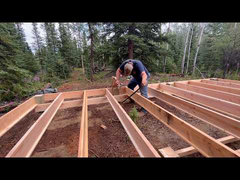 Perfect Off Grid Cabin Foundation….cheap and easy