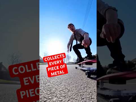 Magnetic Skateboard cleans up!