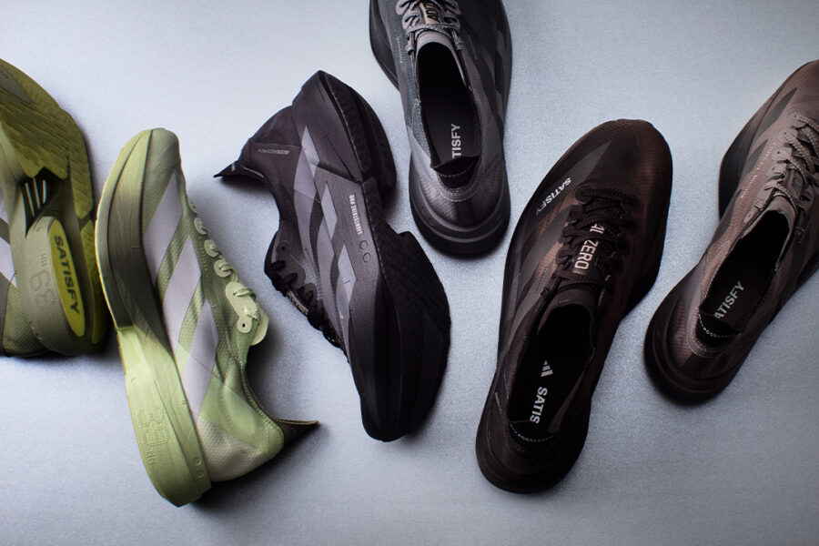 Satisfy’s First Adidas Collab Is a $300 Mismatched Super Shoe Built for Race Day
