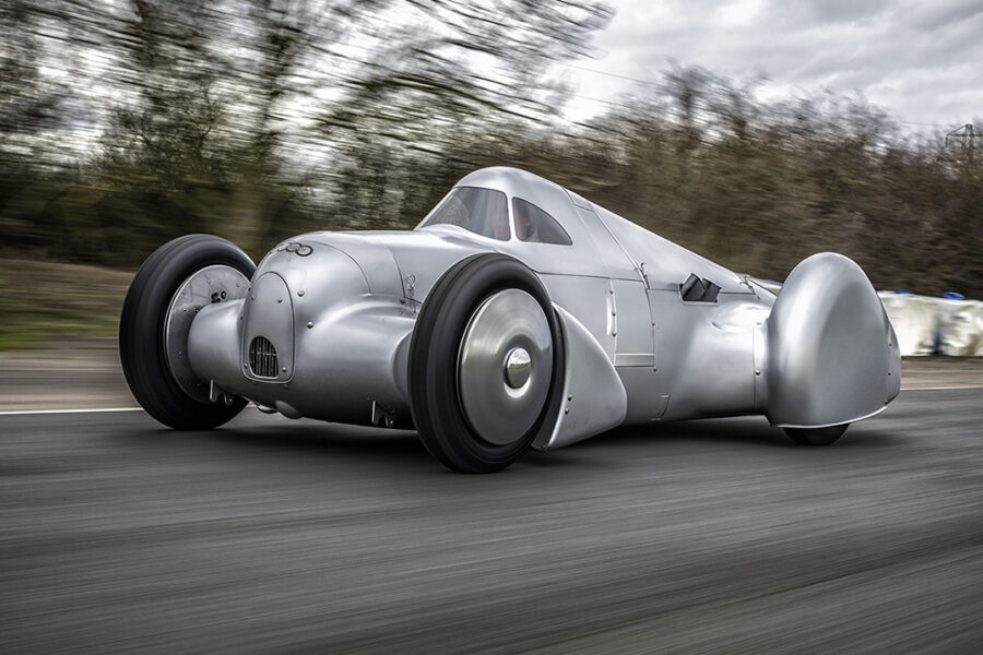 Audi Resurrects a Lost 1935 Land Speed Legend, Complete With a Supercharged V16