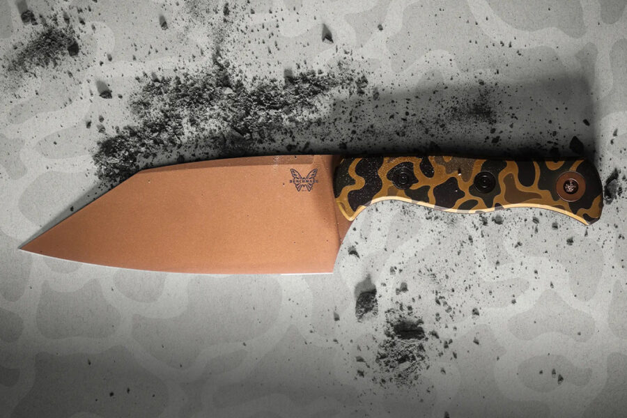 Benchmade’s Station Knife Goes Full Tactical Pitmaster with a Cerakote Camo Edition