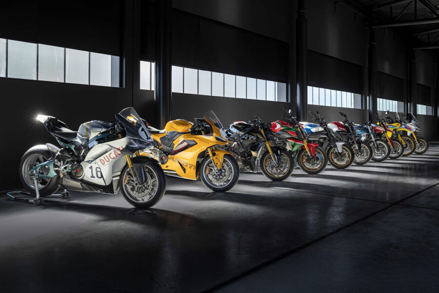Ducati Dressed Ten Anniversary Bikes in Liveries Pulled Straight From Its Racing Past