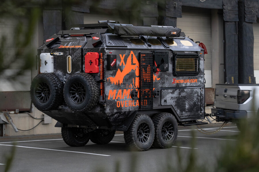 This Apocalypse-Ready Overland Trailer Has Bear-Spray Cannons and Blast Shields