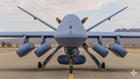 MQ-9B SeaGuardian Shows Off Four Sonobuoy Pods for Anti-Submarine Warfare
