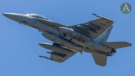 First Photo Emerges Of AIM-260A JATM Missile Carried By A U.S. Navy F/A-18F Super Hornet