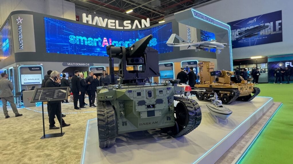 Havelsan unveils Barkan 3 unmanned ground vehicle, to be part of autonomous swarm