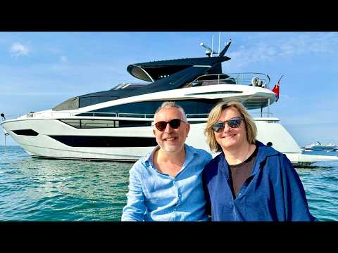 Taking lovely Clare on a superyacht trip!