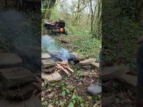Our type of family dinner comes with firewood!