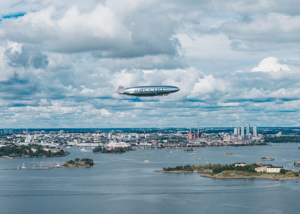 Finnish start-up Kelluu wants to use airships as floating drone defence platforms