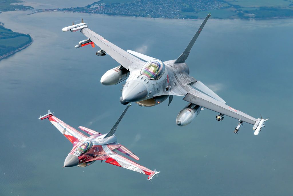 Denmark turns in iconic red-and-white ‘Dannebrog’ F-16 for transfer to Argentina