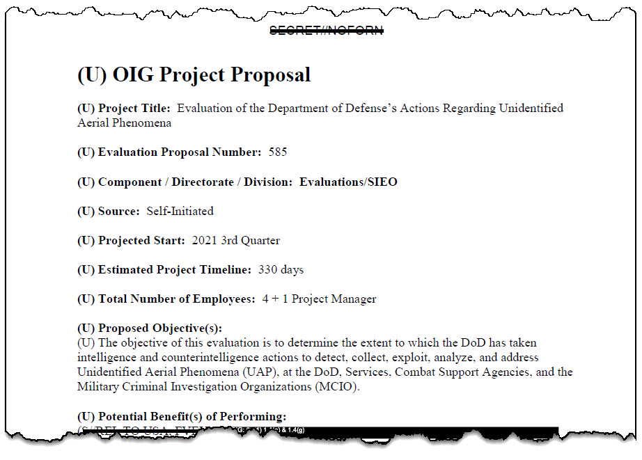 Department of War Cites National Security to Hide Core UAP Evaluation Details
