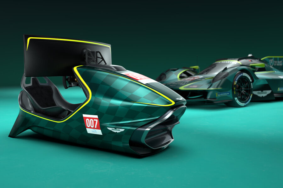 Aston Martin Turned Its Valkyrie Le Mans Hypercar Into a Carbon Fiber Racing Simulator