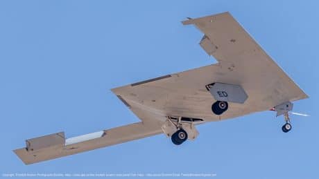 New Photos Offer Interesting Look At B-21 Raider’s Speed Brake Arrangement