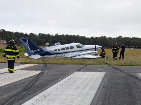 Cape Air Cessna runs off Provincetown runway