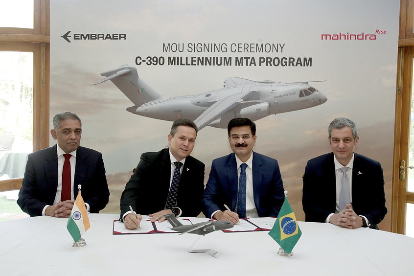 Embraer to offer India its own C-390 assembly line as part of bid for new military transport