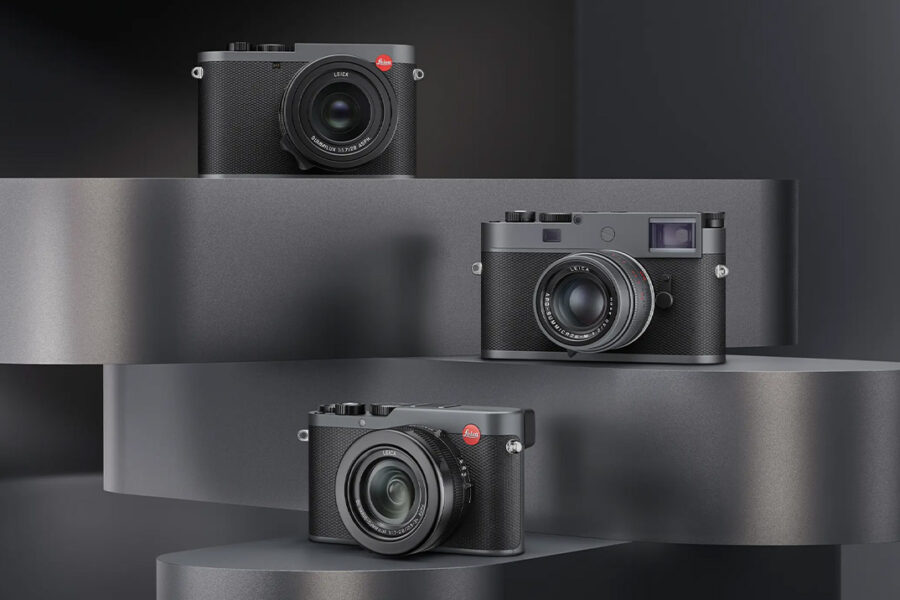 Leica Breaks Its Century of Black and Silver With a Sleek Metal Gray Finish