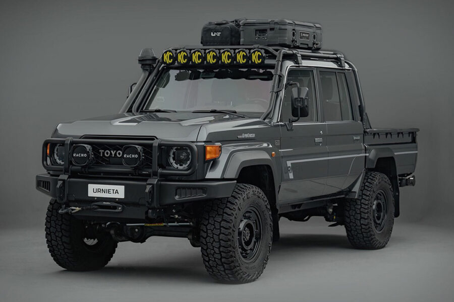 This Stealthy Toyota Land Cruiser 79 Suits Up in Full Off-Road Armor for the Outback