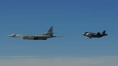 Norwegian F-35As Shadow Russian Tu-160 Bombers Near Arctic Circle
