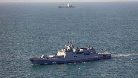 Russian Frigate Opens Fire With Warning Shots in the English Channel
